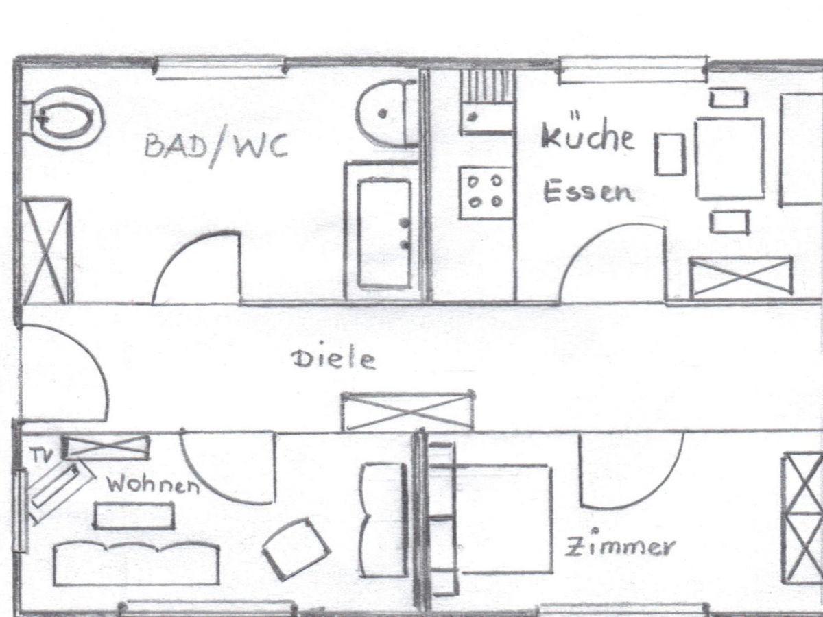Apartment Bei Anna Schlitters Exterior foto